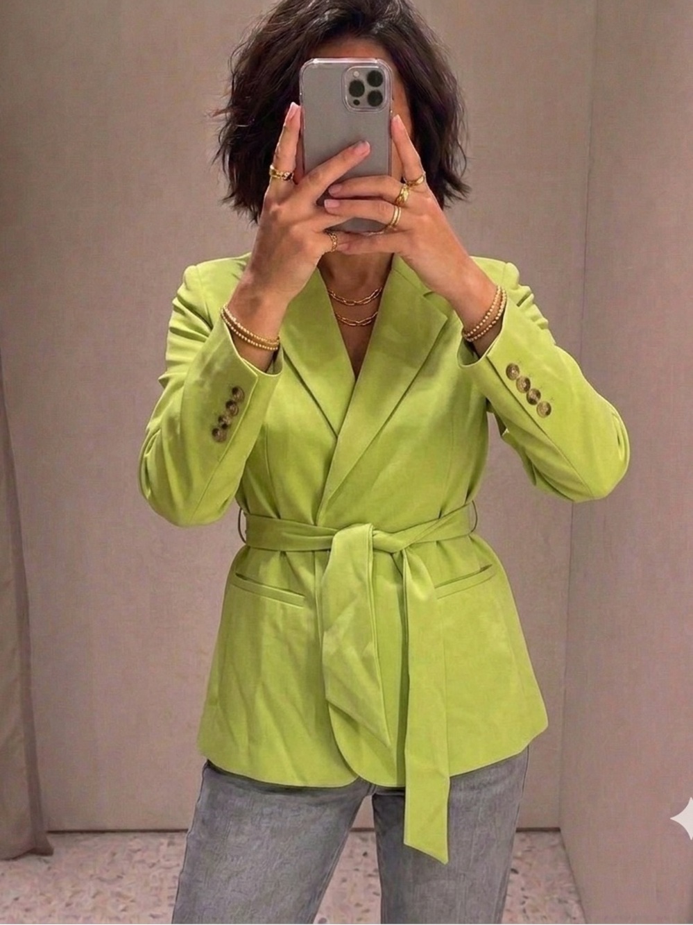 OVERSIZED Satin Blazer